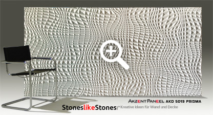 StoneslikeStones präsentiert das 3D-Paneel MDF-AkzentPaneel 5019 PRISMA