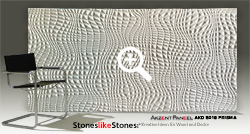 StoneslikeStones präsentiert das 3D-Paneel MDF-AkzentPaneel 5019 PRISMA · Auf Bestellung lieferbar.