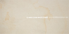 StoneslikeStones: Sandsteinfurnier CLEAR WHITE STRIPE LS 4400 - 1,22 x 0,61 m, Sonderformate bitte erfragen