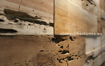 StoneslikeStones Mosaikholz Teak Samui Detail
