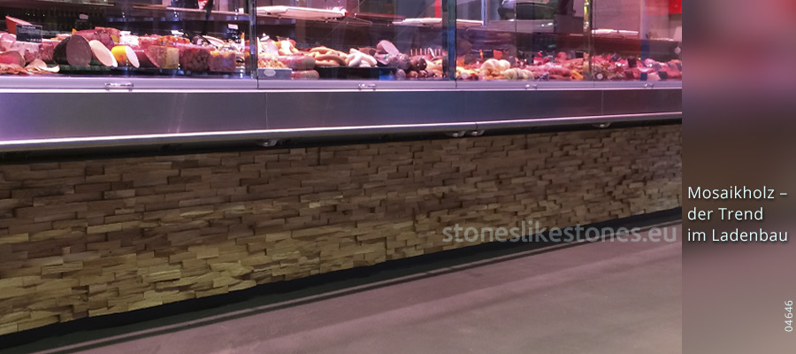 StoneslikeStones: Ladenbau mit Mosaikholz
