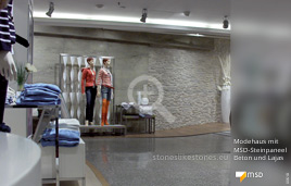 Ladenbau mit Steinpaneel Lajas von StoneslikeStones GmbH – Abb. Referenzen StoneslikeStones Ladenbau 00618
