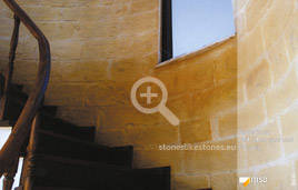 Gestaltung eines Treppenhauses mit den MSD-Kunststeinpaneel Picada von StoneslikeStones - 80087