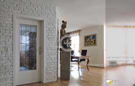 Modernes Wohnen mit den weissen MSD-Steinpaneel Ladrillo Loft von StoneslikeStones – 03903