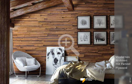 Rustikales Wohnen mit dem Kunststeinpaneel Silarejo und Holzdesign Plywood von StoneslikeStones – 38154